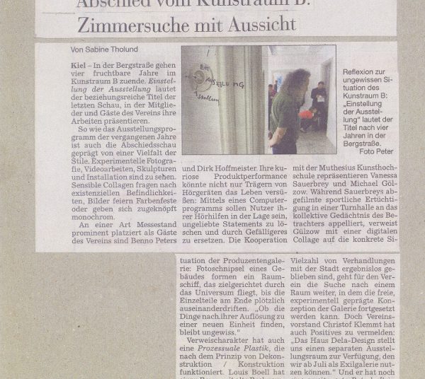 Kieler Nachrichten vom 02.06.2008