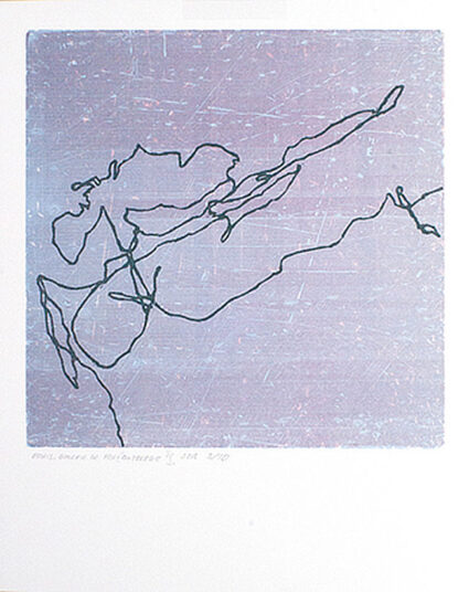 Nr 11, 12 - Paris, Galerie de Paleontologie
24 x 30 cm
Materialdruck, Linolschnitt  3-farbig auf Alt Meissen 270g, Auflage: 10
eur 150.-