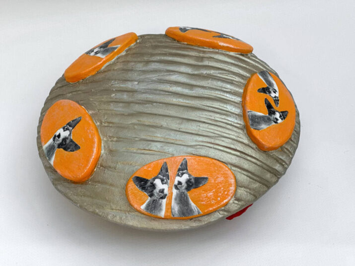Maren Schwartzkopf, Ufo, Keramik  ca. 25 cm, Euro 90,-