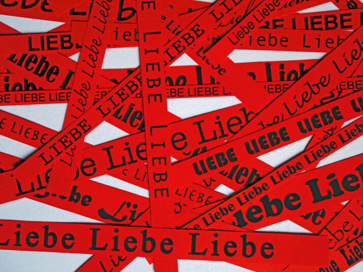 Marie-Luise Liebe, Alles Liebe, 20 × 30 cm , 2014, € 66,-