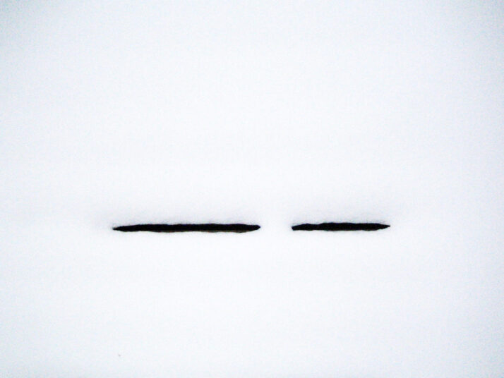 Marie-Luise Liebe, Schneegedicht 2, 2014/24, Fotografie, 30 × 40 cm, Fine Art Print, € 90,–